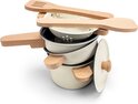 New Classic Toys Set de vase metalice pentru copii