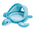 Intex 48677 Piscine gonflable pour enfants avec auvent Baie des Tortues, 218 x 206 x 97 cm