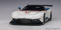 ASTON MARTIN VULCAN (STRATUS WEISS MIT BLAUEN STREIFEN)