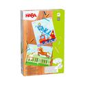 Haba Jeu d'association en bois Bâtonnets colorés avec modèles Stabix à partir de 4 ans