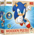 Trefl Holzumrisspuzzle Sonic: Fröhlicher Sonic 50 Teile