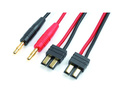 Ladekabel mit Bananen - Traxxas seriell (14AWG)