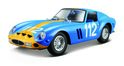 Bburago 1:24 Ferrari Racing MODELLBAUSATZ - 250 GTO Nr.112 blau