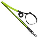Vodítko Dog Fantasy USB LED nylonové běžecké zelené 2,5x180-250cm