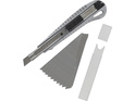 Modelcraft Klappmesser aus Metall mit 10 Klingen 9x0,3mm