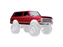 Carrocería Traxxas Chevrolet Blazer 1972 completa roja