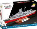 Cobi 4854 II. világháborús német csatahajó Bismarck 1:700