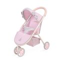DeCuevas 90275 Poussette sportive pour poupées à trois roues Sophie 2025 - 55 cm