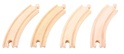 Bigjigs Rail Dlhé kruhové koľaje 17 cm 4 ks