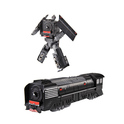 Robot metalic demontabil locomotiv negru