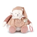 Doudou Set cadou Ursuleț de pluș cu inel 30 cm roz