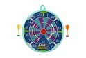 Bersaglio con freccette adesive 2 pezzi plastica diametro 23cm