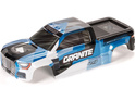 Arrma Karosserie ohne Clips Blau: Granite