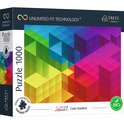Trefl Prime Puzzle 1000 UFT - Farebné škvrny: Kubický gradient