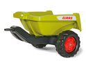 Rollytoys Claas kis zöld traktor utánfutó