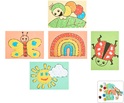 Haba Conjunto Creativo Primer Pegado Imágenes de Primavera