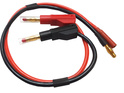 Câble de charge avec fiches banane - 4mm (F+)(M-)