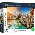Trefl Prime Puzzle 1000 UFT - Romantischer Sonnenuntergang: Rialtobrücke in Venedig, Italien