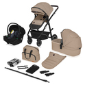 LIONELO Passeggino combinato Bianka 3 in 1 Beige Sand