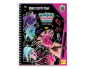 Monster High Colorare cu șablon pentru răzuire Prietene pentru totdeauna