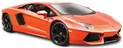 Maisto - Lamborghini Aventador Coupé, metal oranžové, 1:24