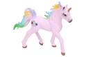 Figura de unicornio colorido 10 cm