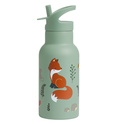 A Little Lovely Company - bottiglia d'acqua in acciaio inossidabile, 350 ml - amici della foresta
