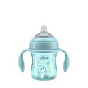 Chicco Skodelica Transition učna z ročaji teal, 4m+