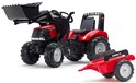 Falk Tractor a pedales 996AM Case IH Puma 240CVX con cargador y remolque