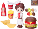 Poupée cuisinière 15cm avec accessoires