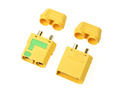 Conector placat cu aur XT-90S Anti Spark (1 pereche)