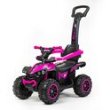 Draisienne pour enfants avec barre de guidage Baby Mix Mega Prime EVA rose