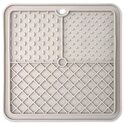 Tapis de léchage Epic Pet Lick&amp;Snack carré gris clair 20x20cm