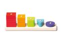 Cubika 15320 Klassenformen VI - Holzpuzzle 16 Teile