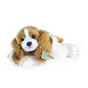 Câine de pluș Cavalier King Charles Spaniel întins, 30 cm ECO-FRIENDLY