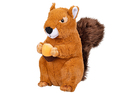 Ardilla común de peluche 33cm sentada