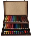 Sada na maľovanie - Art box kreatívna sada 91ks v drevenom kufríku