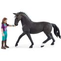 Schleich Braunhaar Lisa mit beweglichen Gelenken zu Pferd