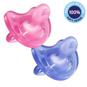 CHICCO All-szilikon cumi Physio Soft girl 2 db, 16-36m