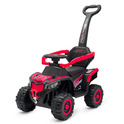 Monopattino elettrico per bambini Baby Mix Ruggy con asta di guida rosso