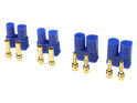Conector placat cu aur EC2 (2 perechi)