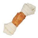 Dolcetto Trixie DentaFun pelle di bufalo avvolta in carne di pollo, osso 15 cm 70 g