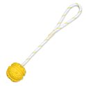 Spielzeug Trixie schwimmender Gummiball an einem Seil 7cm
