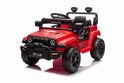 Elektrické autíčko OFFROAD NEW s pohonom zadných kolies, červené, Lítiová batéria