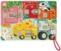 Janod Motorbrett aus Holz für Kinderschlösser