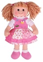 Bigjigs Toys Látková bábika Hayley 34 cm