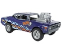 Auto muscle car in metallo blu a retrocarica, 21 cm | Roadblasters