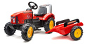 Falk Šliapací traktor 2020AB Supercharger červený