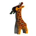 EUGY Giraffa 3D puzzle in cartone