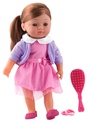 Dolls World Poupée de mode Elizabeth brune avec accessoires 36 cm